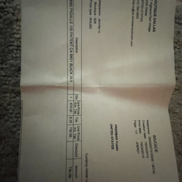 Black Christian Louboutin Heels - Picture 6 of 6